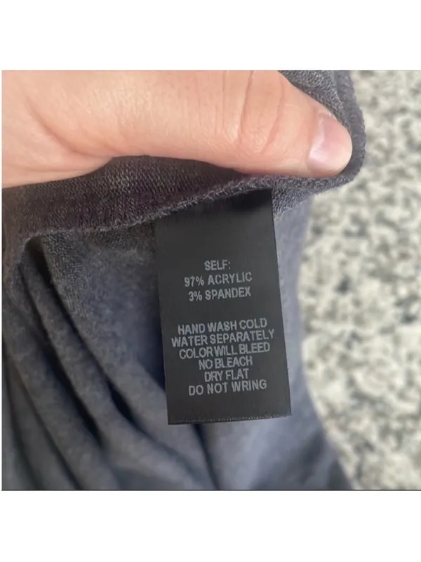Lulu's Size Small Dark Grey Scoop Back Top - Image 5