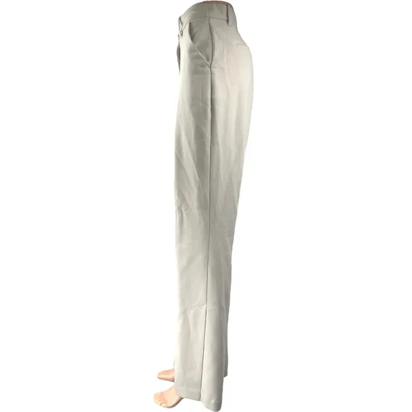 Abercrombie & Fitch Cream White High Rise Flared Bootcut Trousers Dress Pants 31 - Image 2