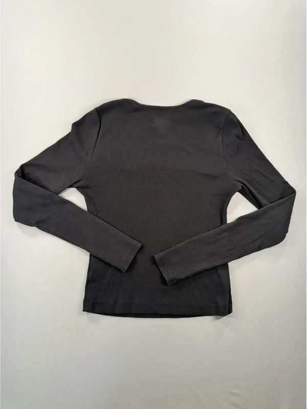 Maeve by Anthropologie | Small | Black Long-Sleeve Scoop-Neck Top - Image 6