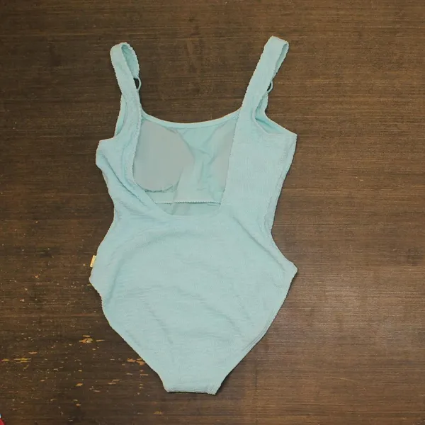 Vince Camuto Womens Scoop Neck Ring One Piece Swimsuit V1L099 Oasis Blue 8 - Image 2