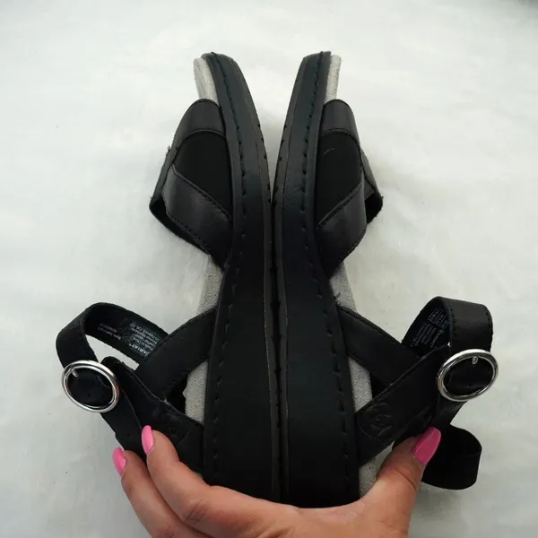 Ariat Black Leather Comfort Sandals Size 8B‎ - Image 6