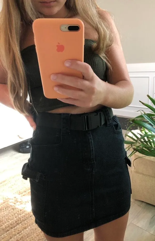 skirt w belt - Image 2