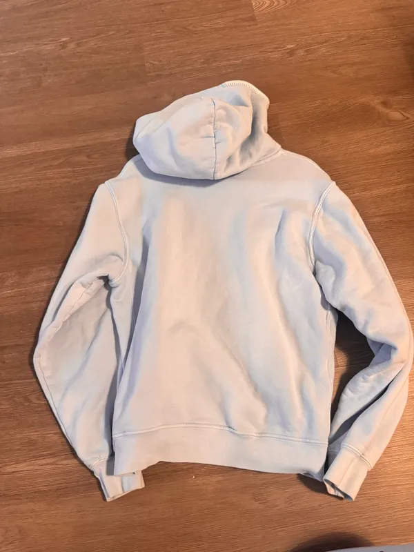 Campus Madhappy Fleece Hoodie Snap Light Blue Small - Image 3