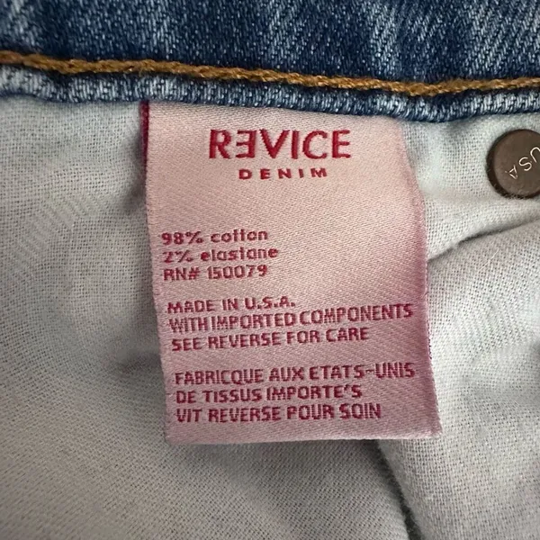 Revice Denim Farrah Medium Wash Jeans Size 28 - Image 7