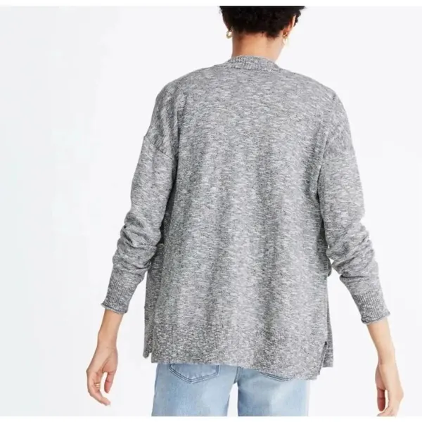 Madewell Bradley marled academia S preppy cardigan - Image 2