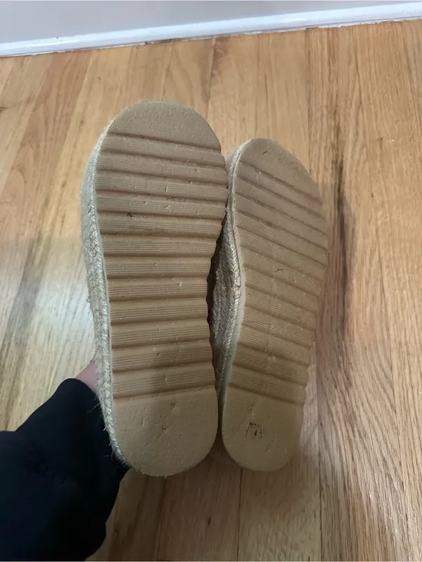 Women's Natural Woven Espadrille Slide - Neutral - Image 2