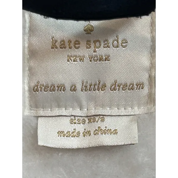 Kate Spade "dear Santa,‎ Diamonds Will Do" Plush Short Wrap ROBE (SW400 - Image 4