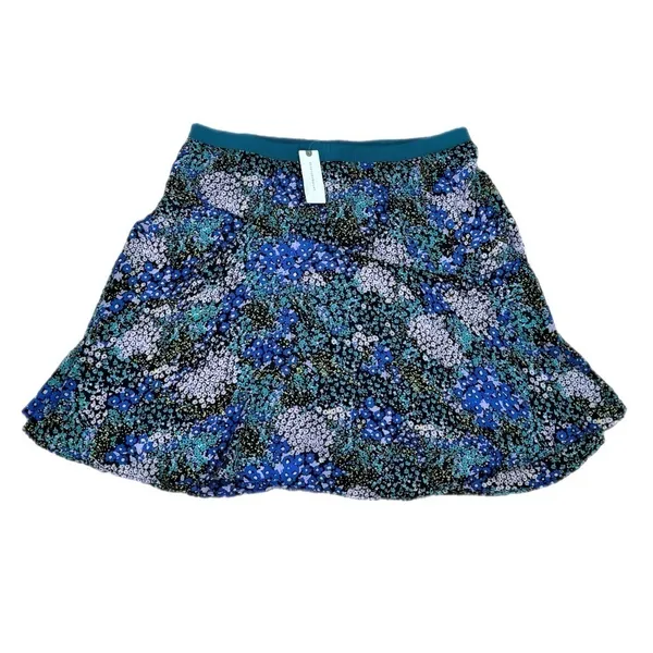 Anthropologie Maeve Cottage Floral Abstract Chiffon Skirt Women’s Sz L NWT $99 - Image 7