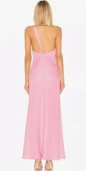 NBD pink one shoulder formal maxi dress - Image 2