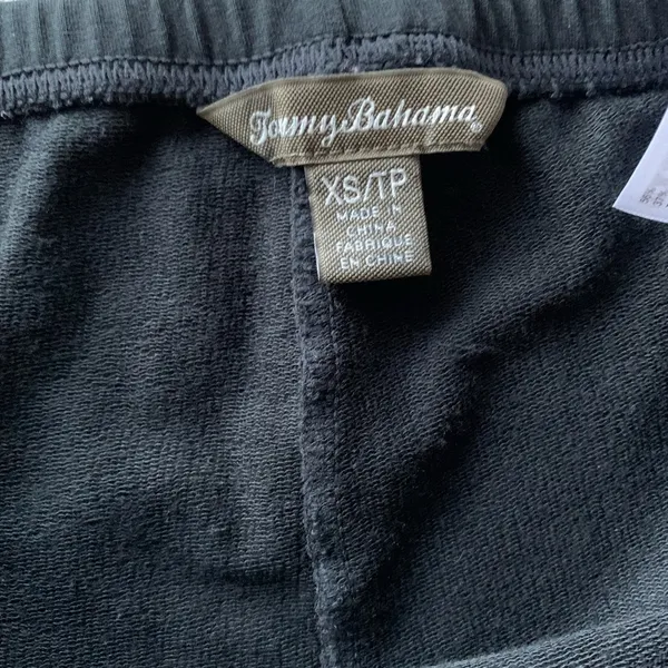 Tommy Bahama Thick Base Layer Style Cozy Black Leggings XS - Image 2