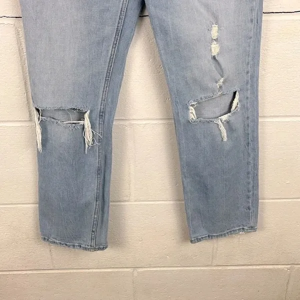 Abercrombie & Fitch the ankle straight ultra high rise curve love light jean - Image 4