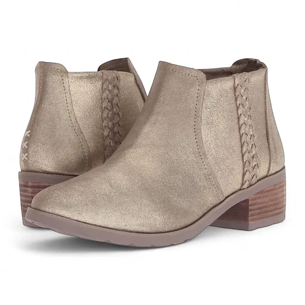Reef Metallic Leather Voyage Ankle Boot Size 7.5 - Image 12
