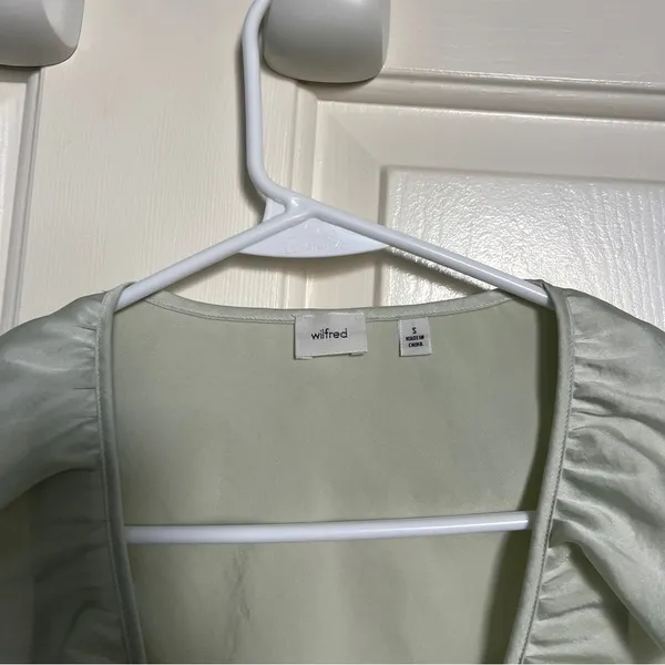 Aritzia Wilfred Tonka Satin Blouse - Image 8