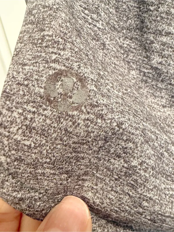 LULULEMON Speed Up Shorts in Heather Lux Grey Black Size 8 Running Workout - Image 6