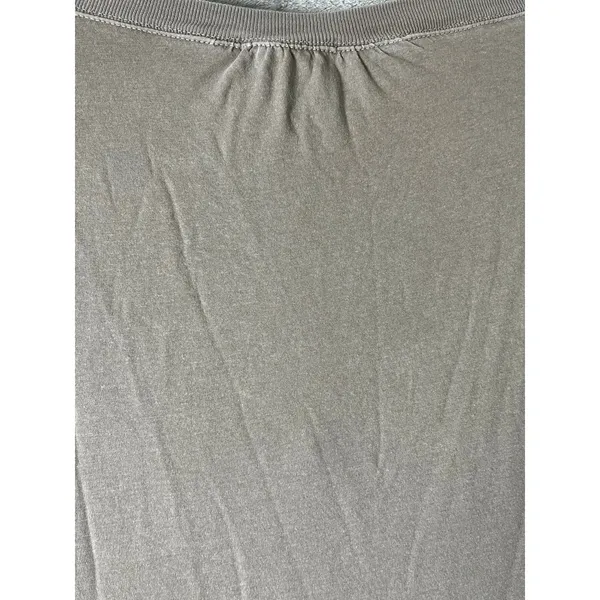 James Perse V Neck Long Sleeve Sweatshirt Dress Tunic Made in USA Size 2 Medium - Image 4