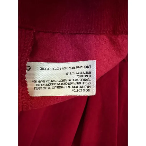 Universal Thread Burgundy Corduroy Long Sleeve Babydoll Mini Dress XL‎ Pockets - Image 11