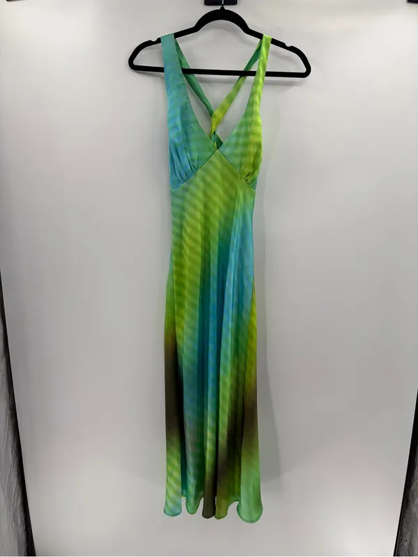 Urban outfitters another girl space blur print boho midi slip dress size 6 NWT - Image 4