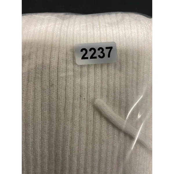 Guess Womens Skirt Ribbed Knit Ruched Side Cream Small - Image 9
