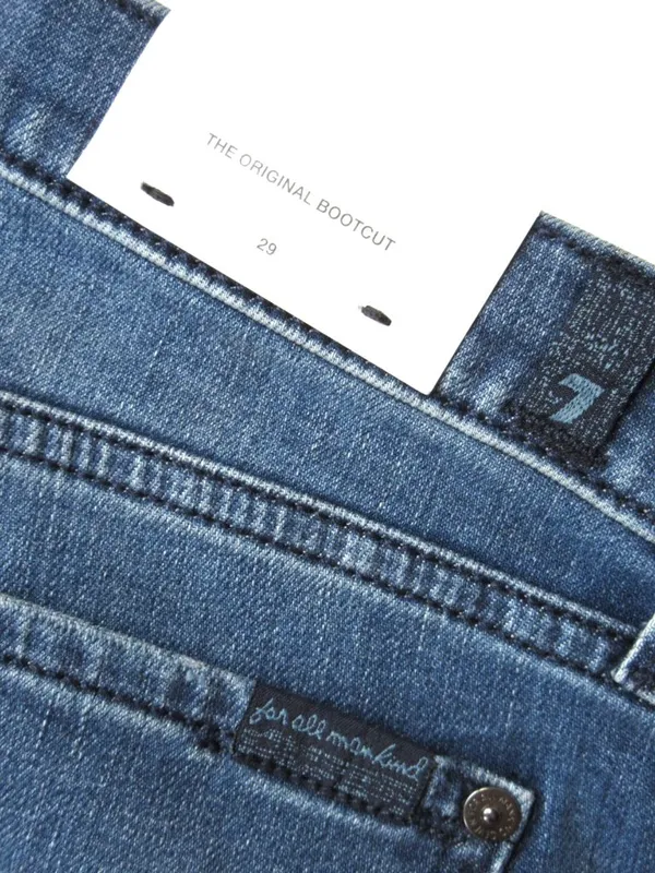 NWT 7 For All Mankind Original Bootcut in Alfred Release Hem Stretch Jeans 29 - Image 7
