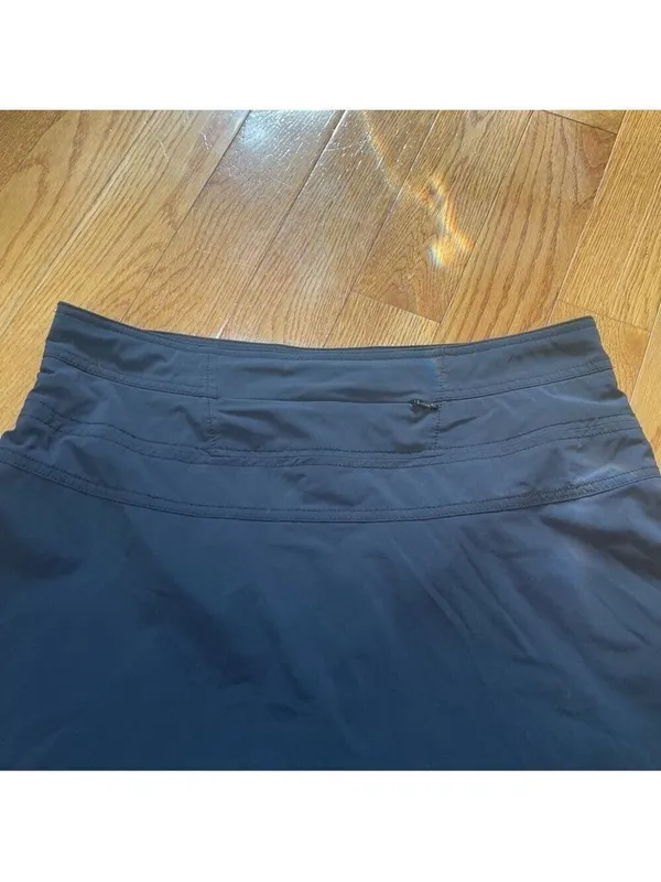 Athleta High Rise Athletic Tennis Skort 19.5" black size 14 skirt golf - Image 6