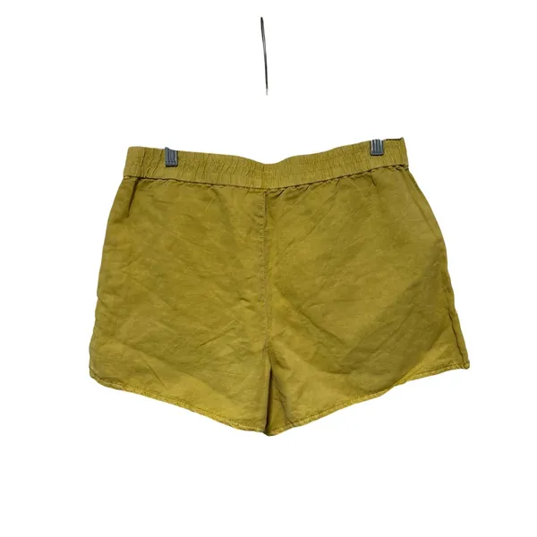 Zara Women's Olive Green High Rise Elastic Waist Shorts Size S NWT - Image 8