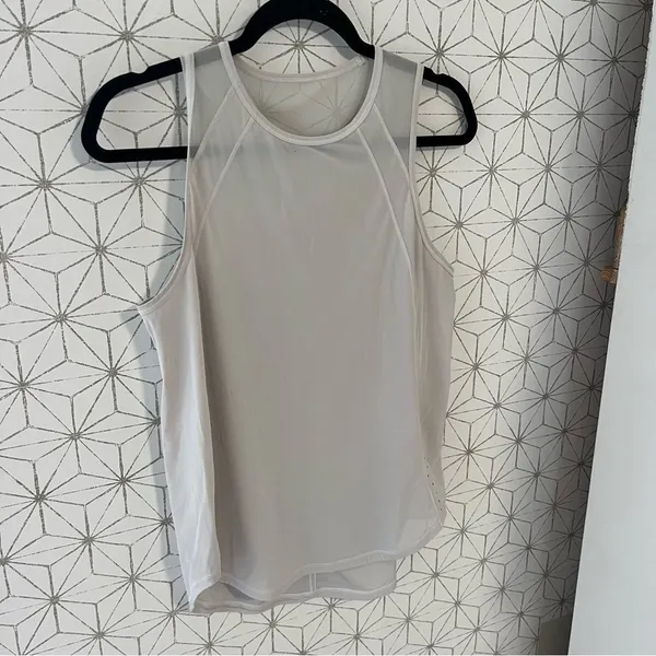 Lululemon Sculpt Tank White - Image 2