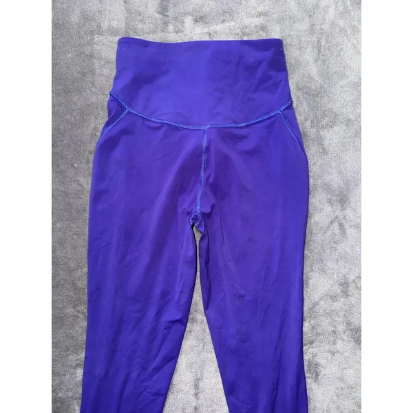 LULULEMON Wunder Under Purple Leggings Yoga‎ Athletic Pants Ankle Size 4 - Image 5