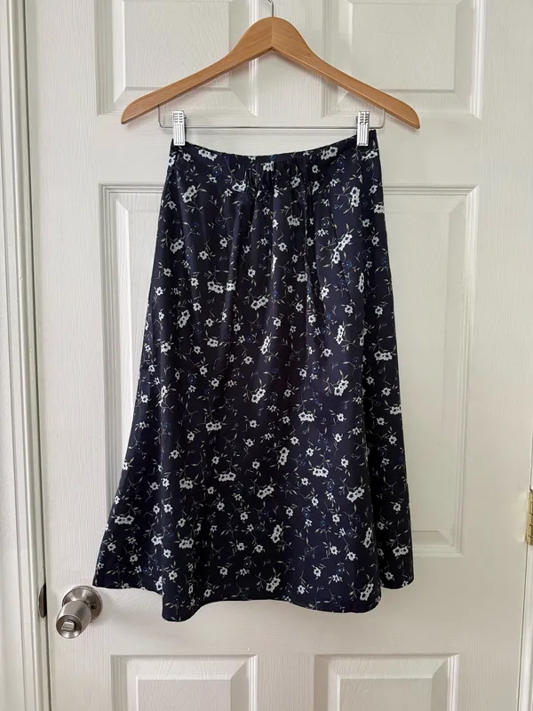Allegra K Floral Midi Skirt - Image 9