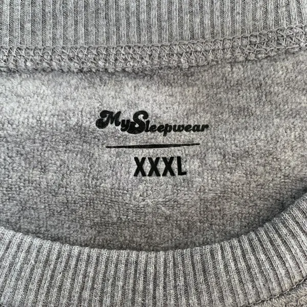 My Pillowbrand Pajama Top XXXL Gray Long Sleeve Lounge Cozy‎ Comfy - Image 5