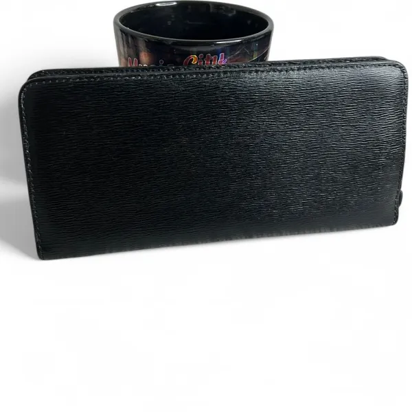 LAUREN RALPH LAUREN Slim black Credit Card Wallet - Image 2