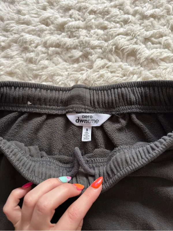 Aeropostale Cozy Dark Gray Sweatpants - Image 3