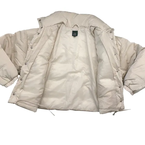 Wild Fable Iridescent Shine Duvet Puffer Jacket Womens M Y2K‎ Blue - Image 6