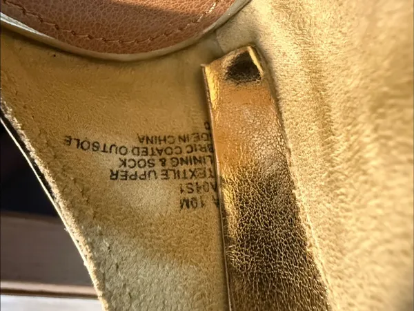 Steve Madden Metallic Gold Multi-Strap Stiletto Sandals - Image 8