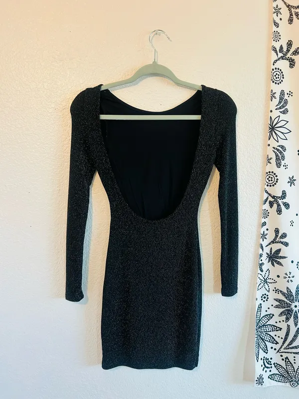 Lulus Black Homecoming Dress - Image 2