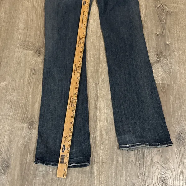 SEVEN FOR ALL MANKIND Bootcut Jeans Women‎ Size 30 Dark Wash Stretch Made In USA - Image 8