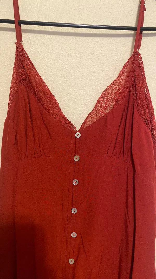 Lovestitch Boot Barn Red Slip Dress - Image 5