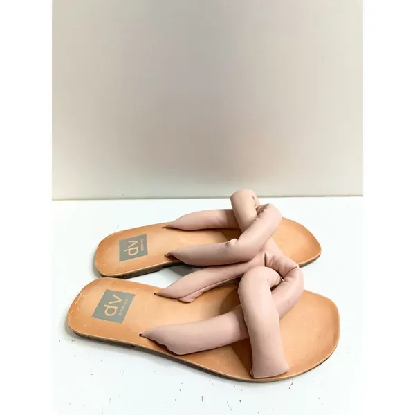 DV Dolce Vita Sandals Womens Size 7.5 Pink‎ Janae Slip On Flats - Image 3