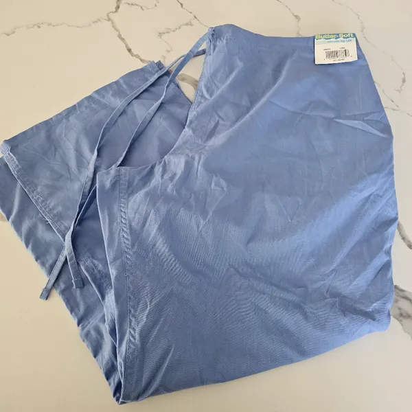 Butter-Soft Scrubs by UA Ceil Blue Drawstring Pants - NWT - Image 3