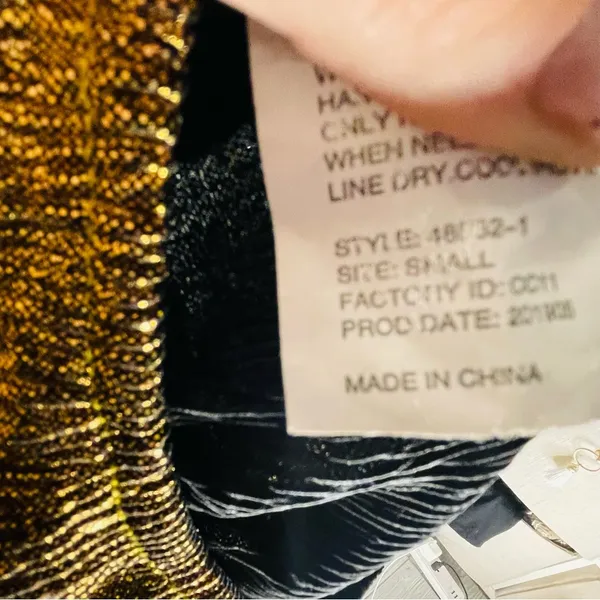 Costume culture Franco disco 70s diva Halloween costume cosplay gold jumpsuit sm - Image 10