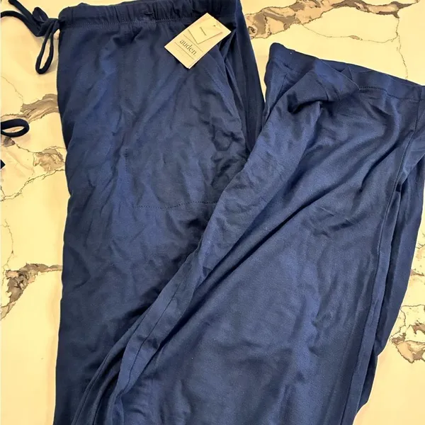 Auden Women's Deep Blue Pajama Set Size L - Image 7