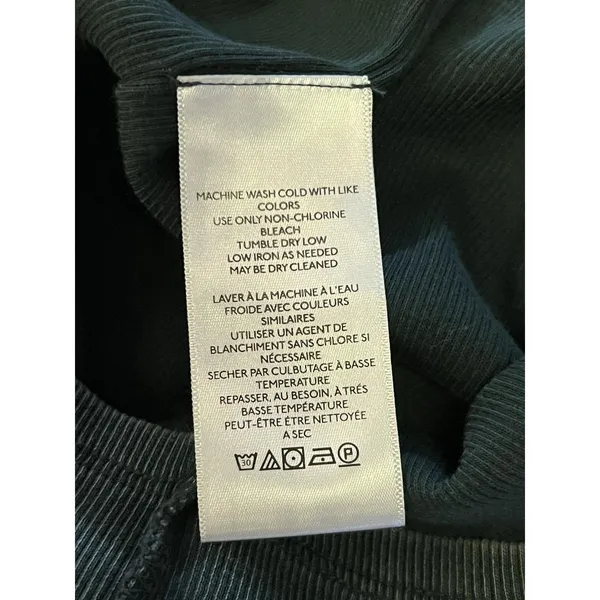 We The Free Shirt Womens XS Gray Ribbed Cap Sleeve Crew Neck Knit Stretch Top - Image 8