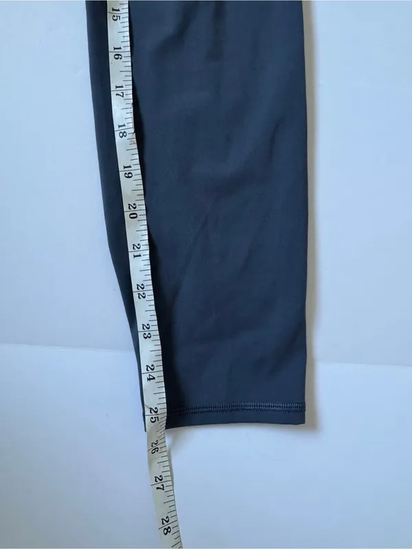 Vuori Ribbed High Waist Daily Leggings Slate Blue Size Small - Image 6