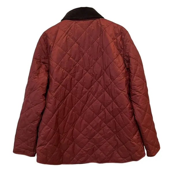 NWT BARBOUR Pilton Quilted Jacket In Chestnut (US/14) - Image 3
