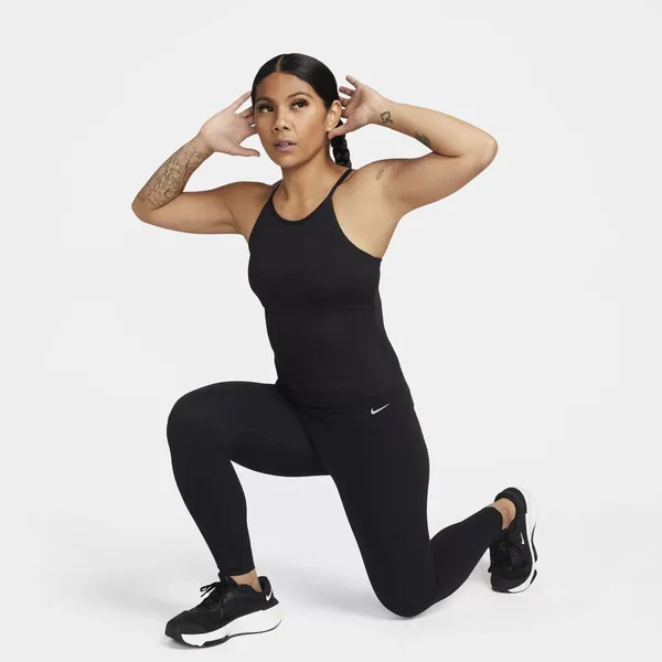 Nike Women's Zenvy Dri-FIT Tank Top Size Small Black NWT - Image 2