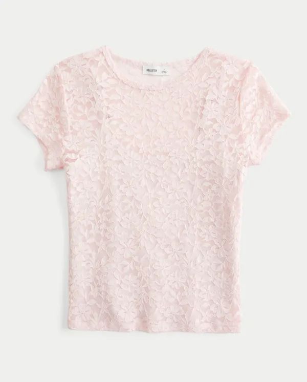 Hollister Lace Shirt - Image 4