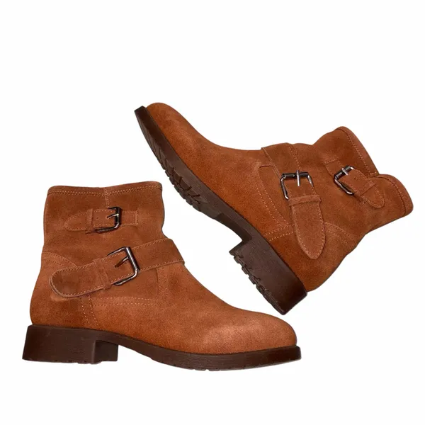 Steve Madden Alick Suede Moto Boots 8 - Image 6
