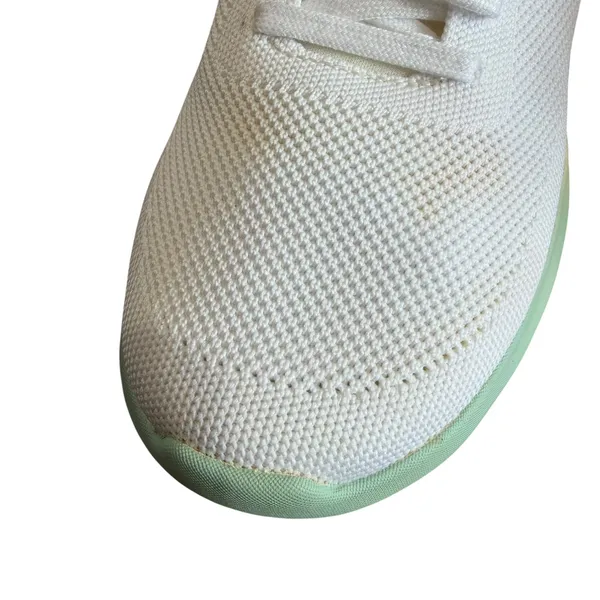 KIZIK Athens Slip On Sneakers Women's 7 Wide White Sunrise Comfort Hands Free - Image 6