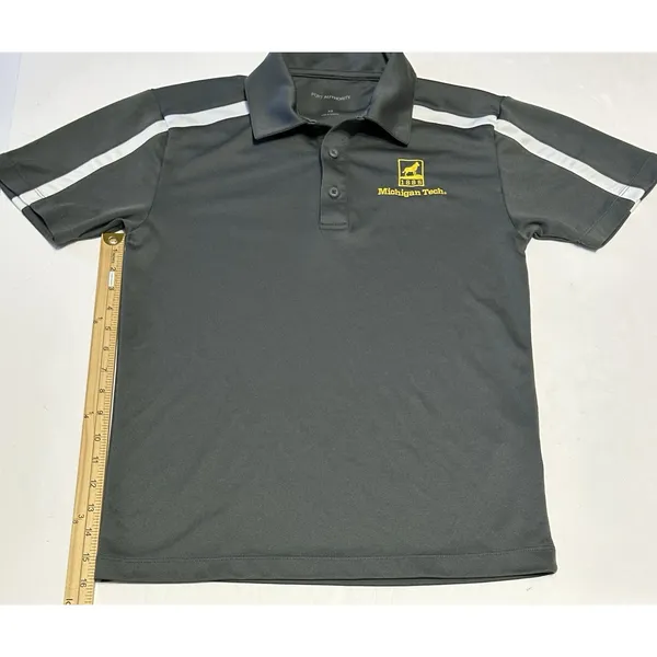 Port Authority Michigan Tech Huskies Women’s XS Performance Polo Shirt Gray VGC MTU - Image 11
