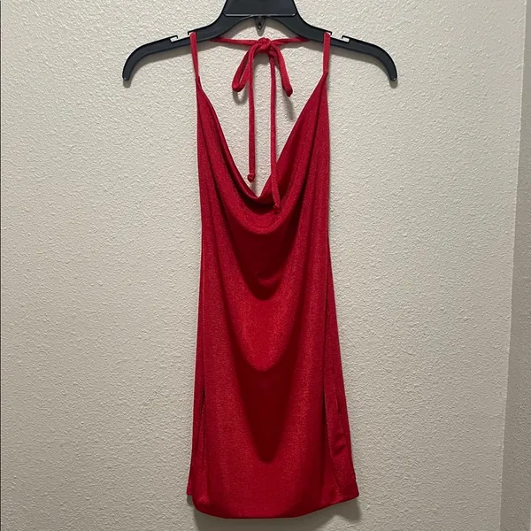 Nasty Gal Bold Red Mini Dress - Image 3