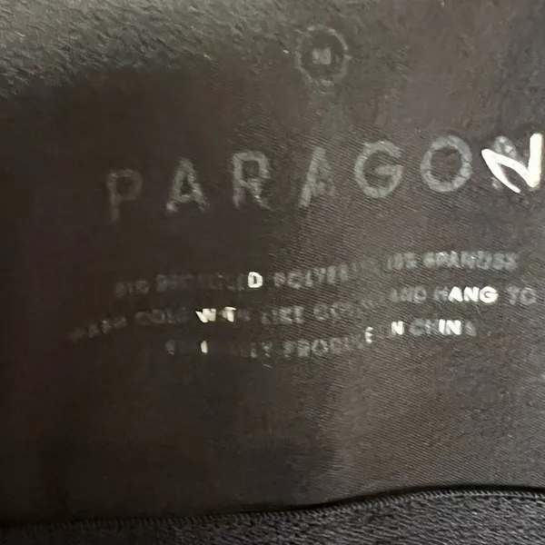 PARAGON Black padded Sports Bra - Image 3
